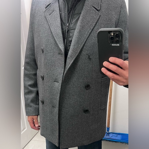 Men’s Double Breasted Pea Coat - Picture 12 of 12